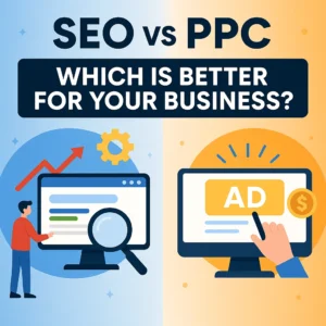 Digital marketing gives you two main ways to help more people find your website: search engine optimization (SEO) and pay-per-click (PPC) advertising. SEO helps your website show up in search engine results by improving your site, so people find you naturally.